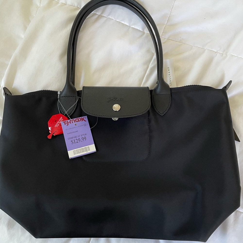 NWT Longchamp shoulder bag black